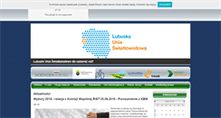 Desktop Screenshot of lubuskiegminy.pl